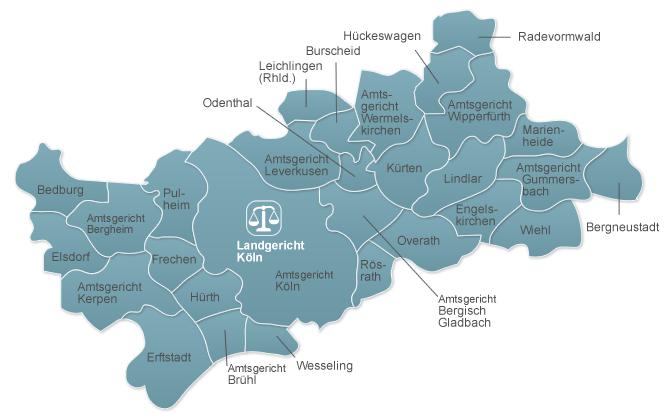 Gerichtsbezirke Köln
